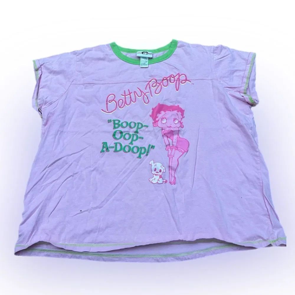 Women’s Y2K Betty Boop Pajama Top